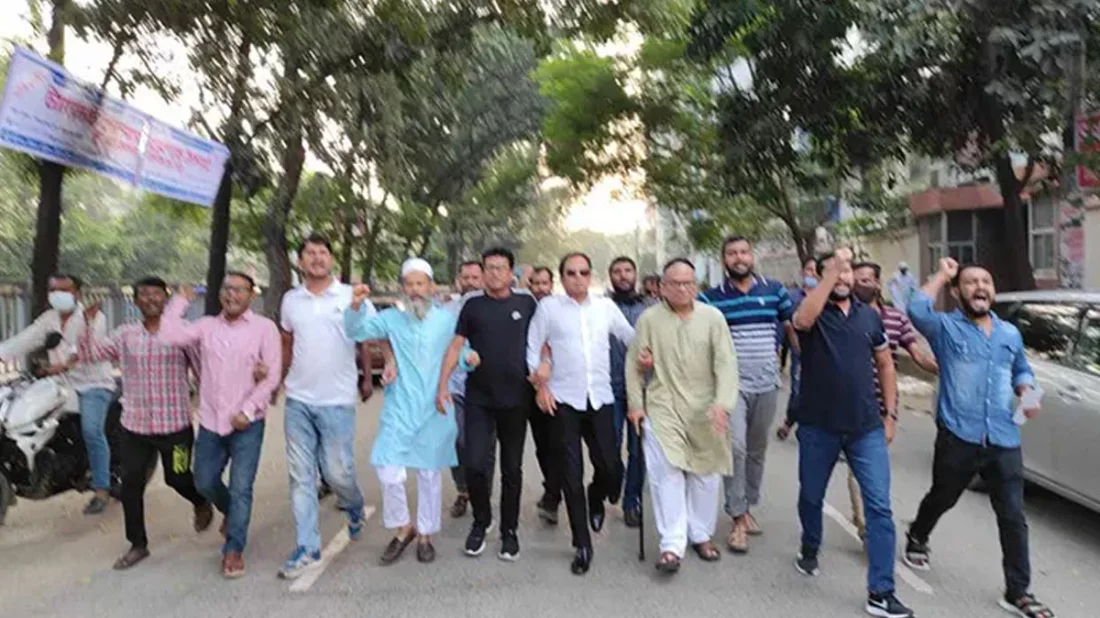 বিএনপির ডাকা অবরোধ শুরু